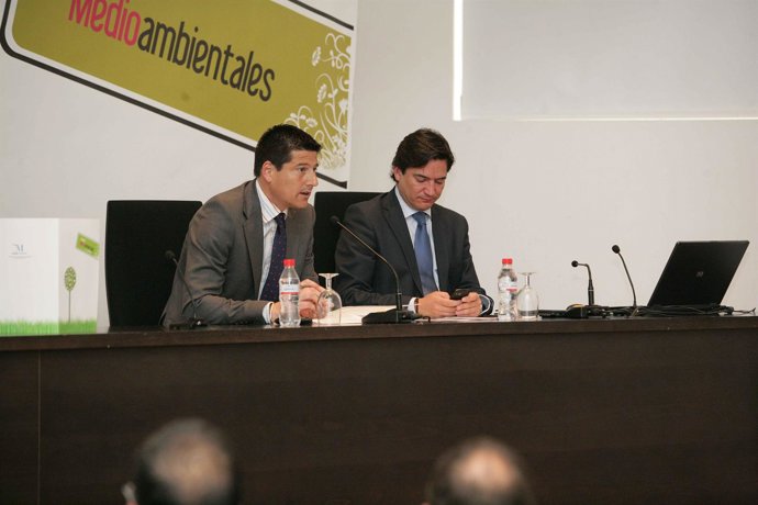 Vicepresidente Diputación, Francisco Oblaré, Y Diputado M. Ambiente, J.J. Bernal
