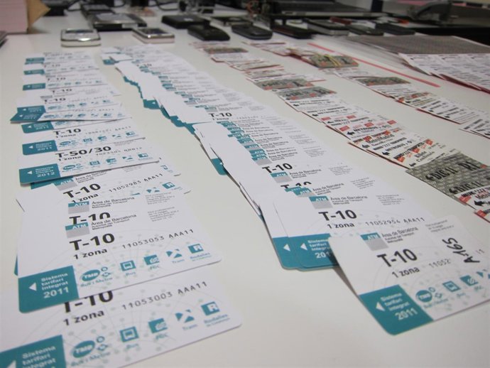 Abonos De Transporte De Barcelona Falsificados