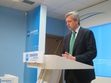 El Secretario General Del Ppdeg, Alfonso Rueda, Comparece Ante Los Medios