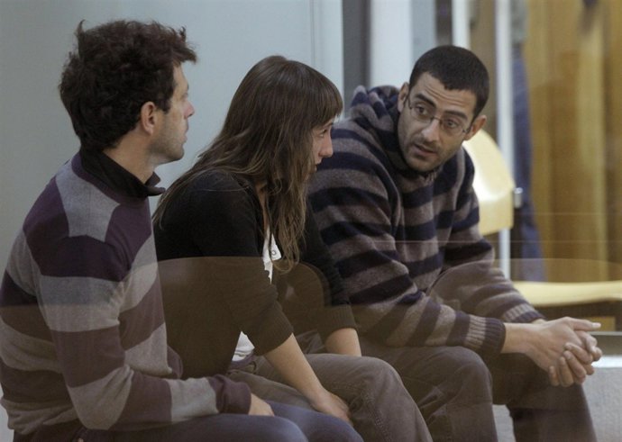 Daniel Pastor, "Txirula"; Beatriz Etxebarria, "Kot", E Íñigo Zapirain, "Aritza" 