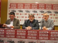 Prieto critica los "abusivos" servicios mínimos y Hernández llama a Soler a hacer un protocolo para crear empleo