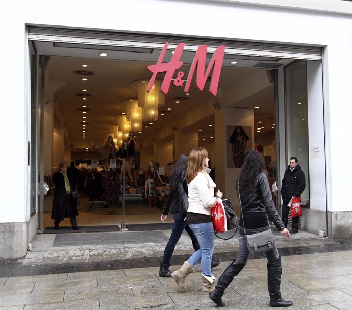Tienda H&M En El Centro De Madrid