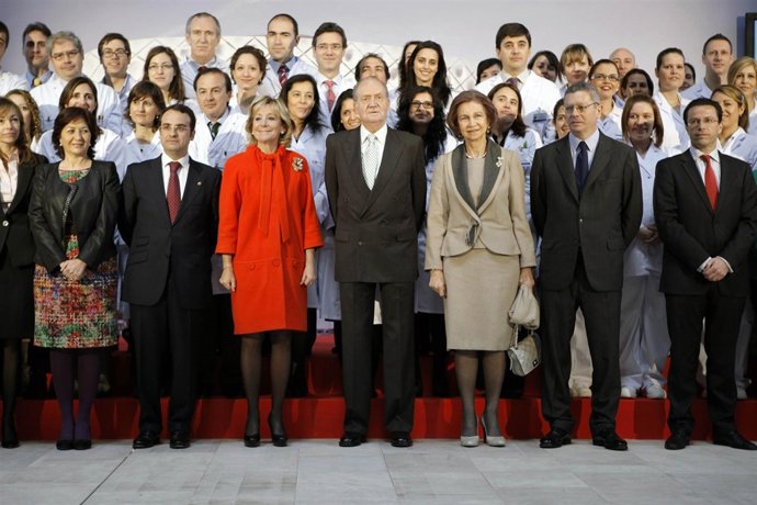 Los Reyes, Aguirre, Gallardón Y Ortiz En La Inauguración Del Hospital