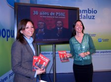 Patricia Navarro Y Rosario Soto Presentan La Campaña '30 Años De PSOE'