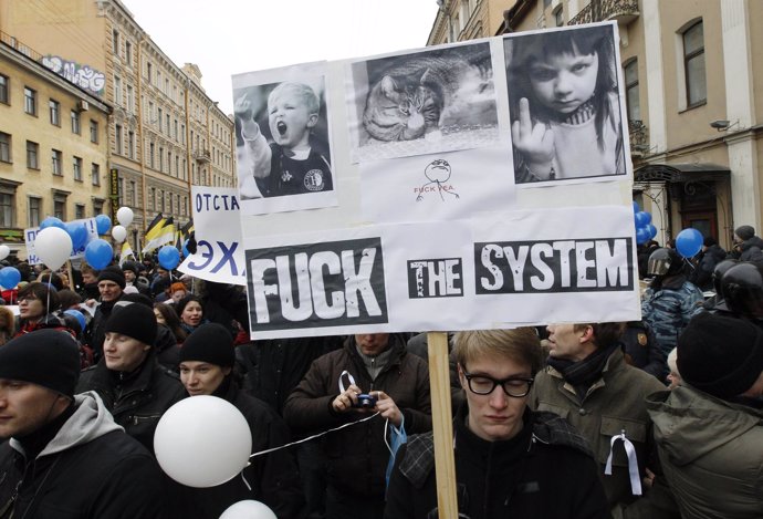 Manifestación En Rusia
