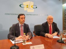Los Responsables Del Igape, Javier Aguilera Y La CEG, Antonio Fontenla