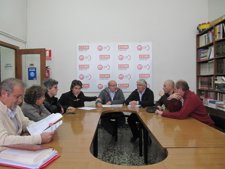 Miembros De Los Sindicatos De Ávila Con IU