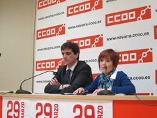 Antonio Cabrera Y Carmen Pueyo, De CCOO.