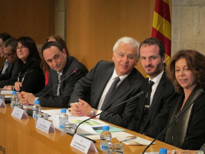 El Conseller F. Mascarell, Con J. Ciurana Y J. Cabré