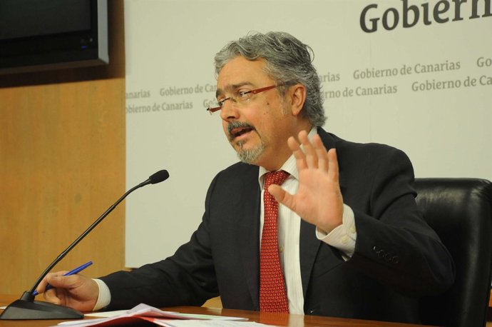 El Portavoz Del Gobierno De Canarias, Martín Marrero