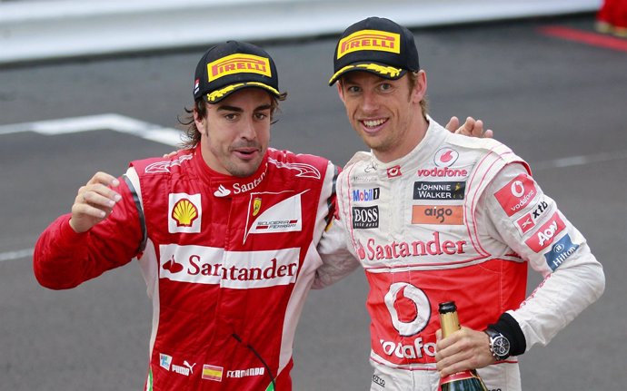 Fernando Alonso Y Jenson Button