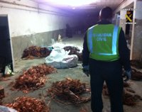 Detenidos tres jóvenes tras incautarles más de una tonelada de cobre procedente de varios robos en Mallorca