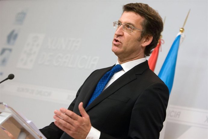 alberto nunez feijoo informa en rolda de prensa dos asuntos abordados na reunión