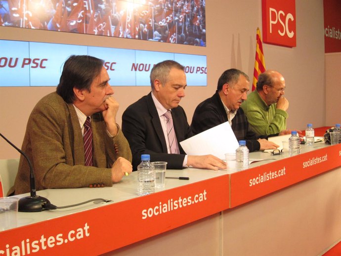 Valeriano Gómez, Pere Navarro, Josep Maria Álvarez Y Joan Carles Gallego