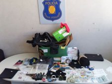 Material Intervenido A La Banda Que Asaltaba Viviendas