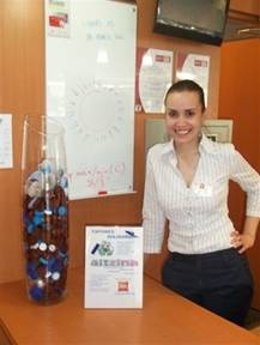 Rocío López, Recepcionista E Impulsora De La Iniciativa Solidaria