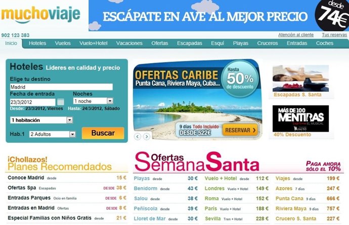 Muchoviaje.Com, 'Mejor Plataforma De Viajes Y Turismo'