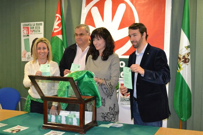 Último Acto De Campaña Electoral De La Candidata Del PA A Junta, Pilar González