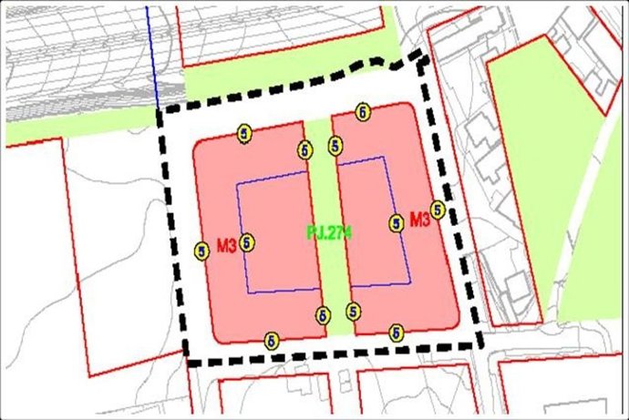 Plano Detalle De Las Viviendas De La Albericia