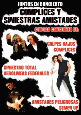 Cartel Del Proyecto 'Cómplices Y Siniestras Amistades'