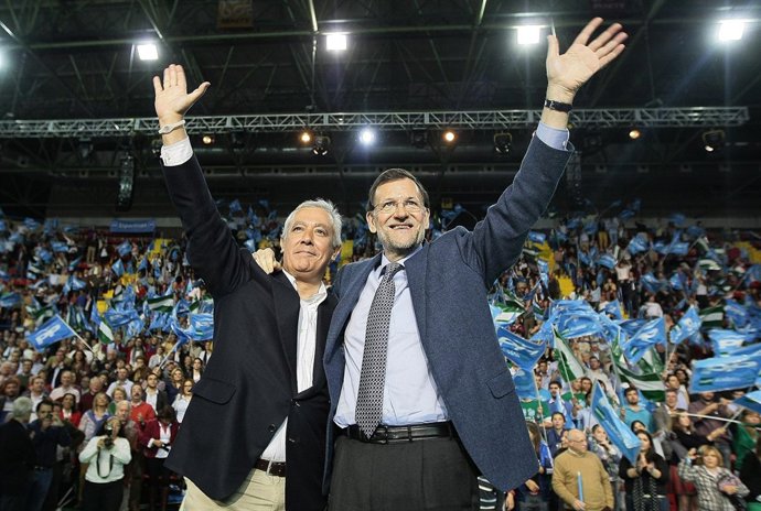 Cierre De Campaña De Arenas Con Rajoy.