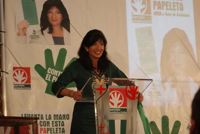 Pilar González Cierra Campaña En Jerez.