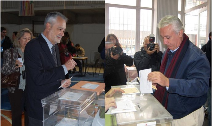 Griñán Y Arenas Ejercen Su Derecho Al Voto