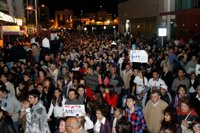 El Cabildo de Lanzarote cifra en 30.000 los asistentes a la manifestación contra las prospecciones en Arrecife