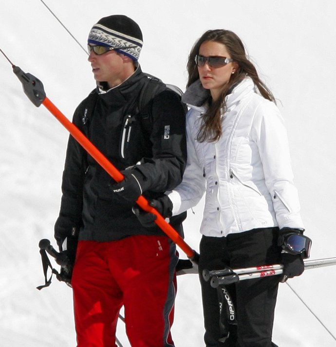 Los Duques De Cambridge En La Nieve