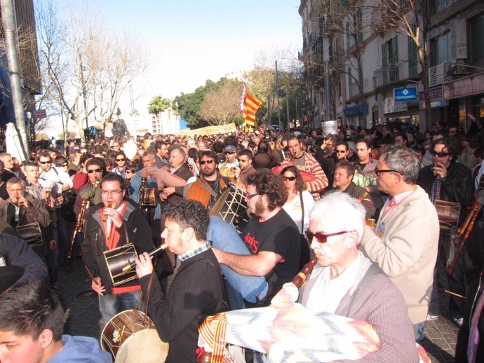 Manifestación Catalán
