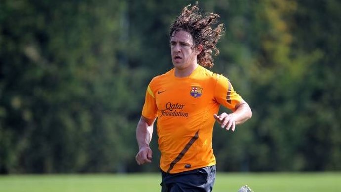  Carles Puyol En Un Entrenamiento