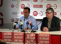 UGT y CC.OO. llaman a la huelga con "rigor y serenidad" porque "hay más razones que nunca" para el paro