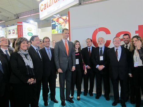 Los Príncipes De Asturias Inauguran Alimentaria 2012