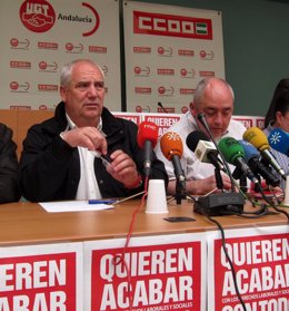 Francisco Carbonero (CCOO-A) Y Manuel Pastrana (UGT-A)