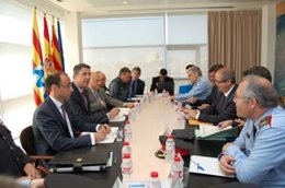 Puig Y Albiol En La Junta De Seguridad De Badalona