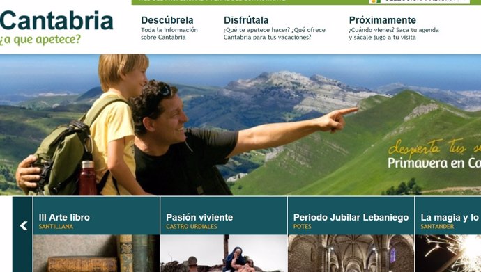 Web Turismo Cantabria