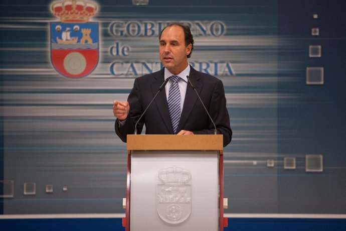 Ignacio Diego, En Rueda De Prensa En El Gobierno 