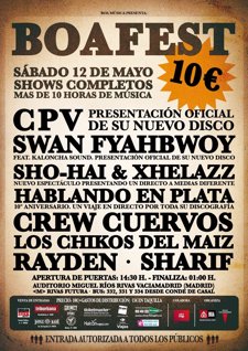 Cartel Del Boafest De Rivas Vaciamadrid