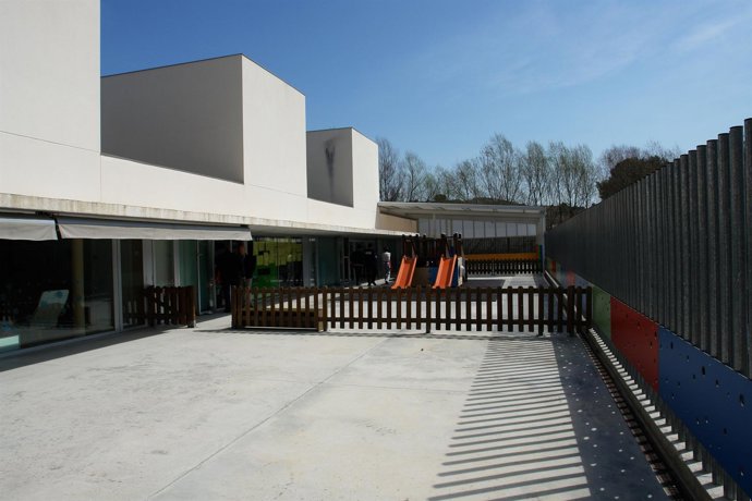 Patio De La Escuela Infantil.