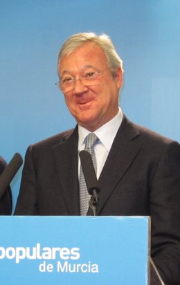 El Presidente Del Gobierno Murciano Y Del PP Regional, Ramón Luis Valcárcel