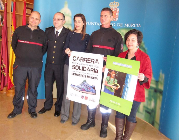 Presentación De La Carrera Solidaria De Los Bomberos De Murcia