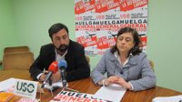 USO convoca una huelga "propia y diferenciada" y un acto central en Torrelavega