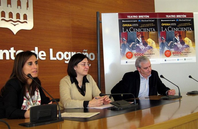 Montes, Moreno Y Quirante, En La Presentación De La Ópera
