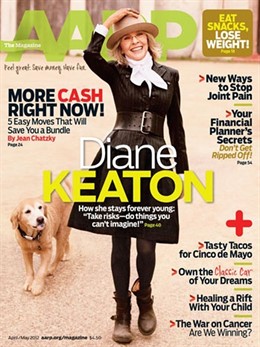Diane Keaton Portada De AARP Abril 2012