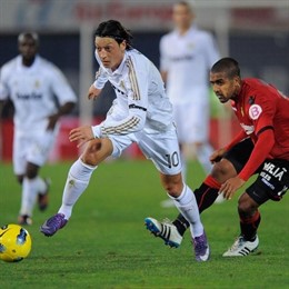 Partido Disputado Entre Mallorca Y Rea Madrid
