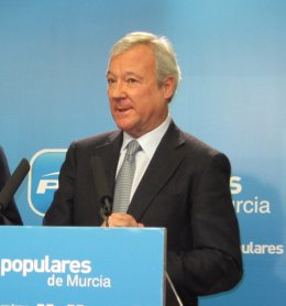 El Presidente Del Gobierno Murciano Y Del PP Regional, Ramón Luis Valcárcel