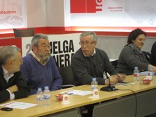 Rueda De Prensa De Méndez Y Toxo