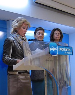Esperanza Aguirre En El Comité De Dirección Del PP 
