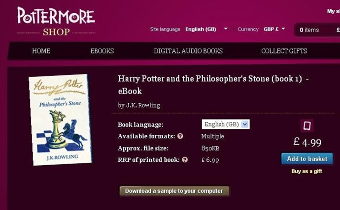 Ebooks Harry Potter