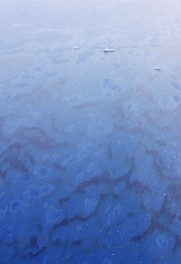 Vertido de petróleo en el golfo de México